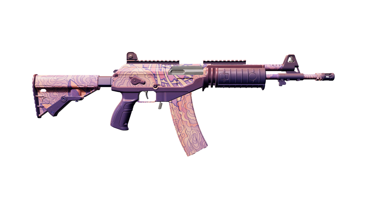 Back view of Galil AR | Sky Mandala