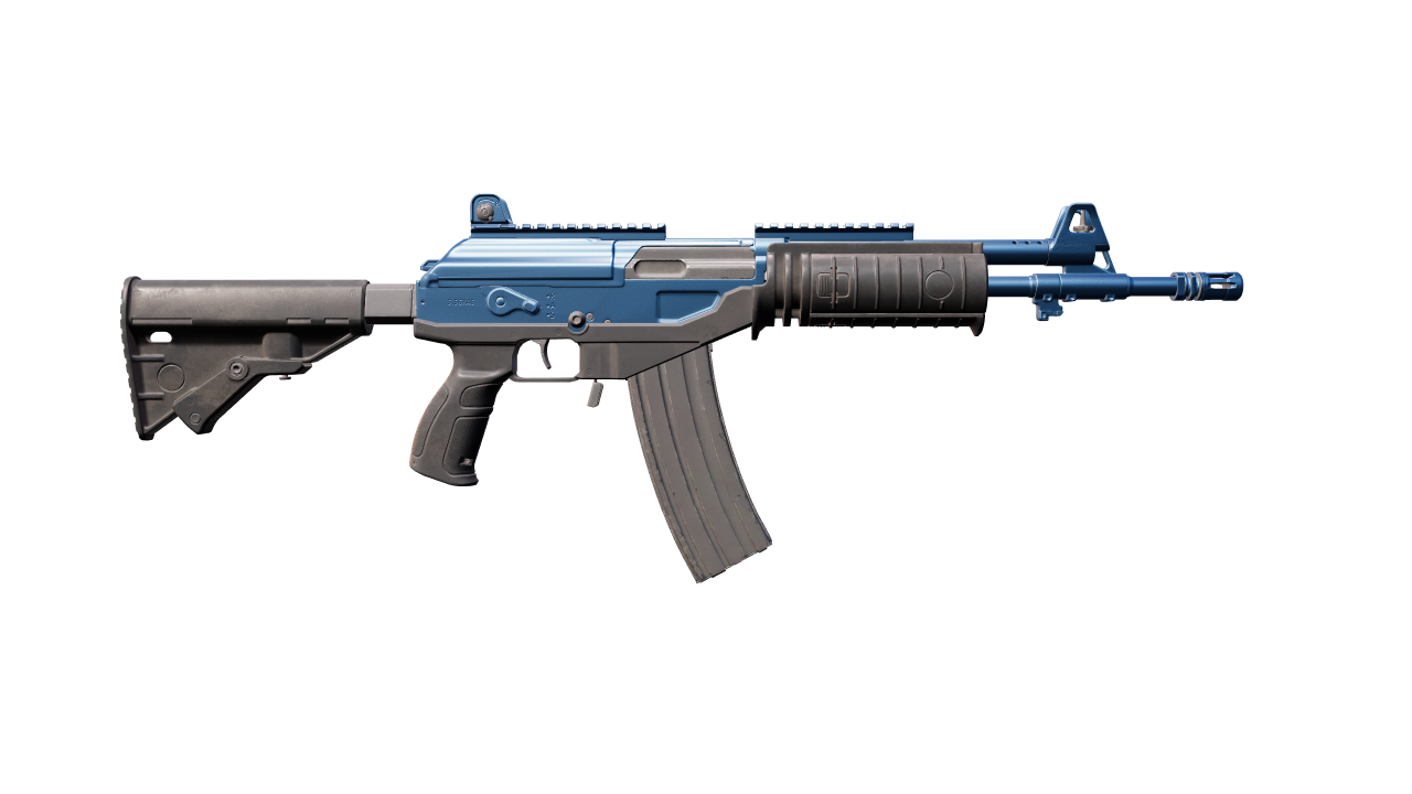 Back view of Galil AR | Blue Titanium