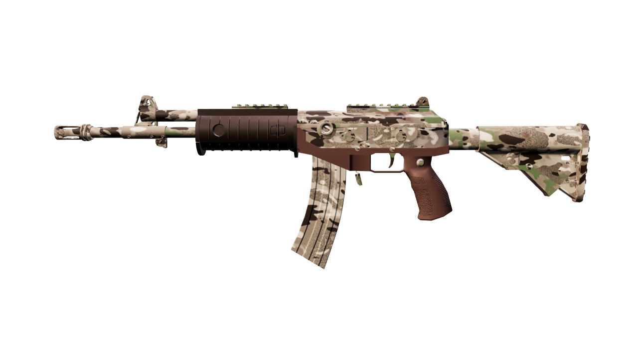 Front view of Galil AR | VariCamo