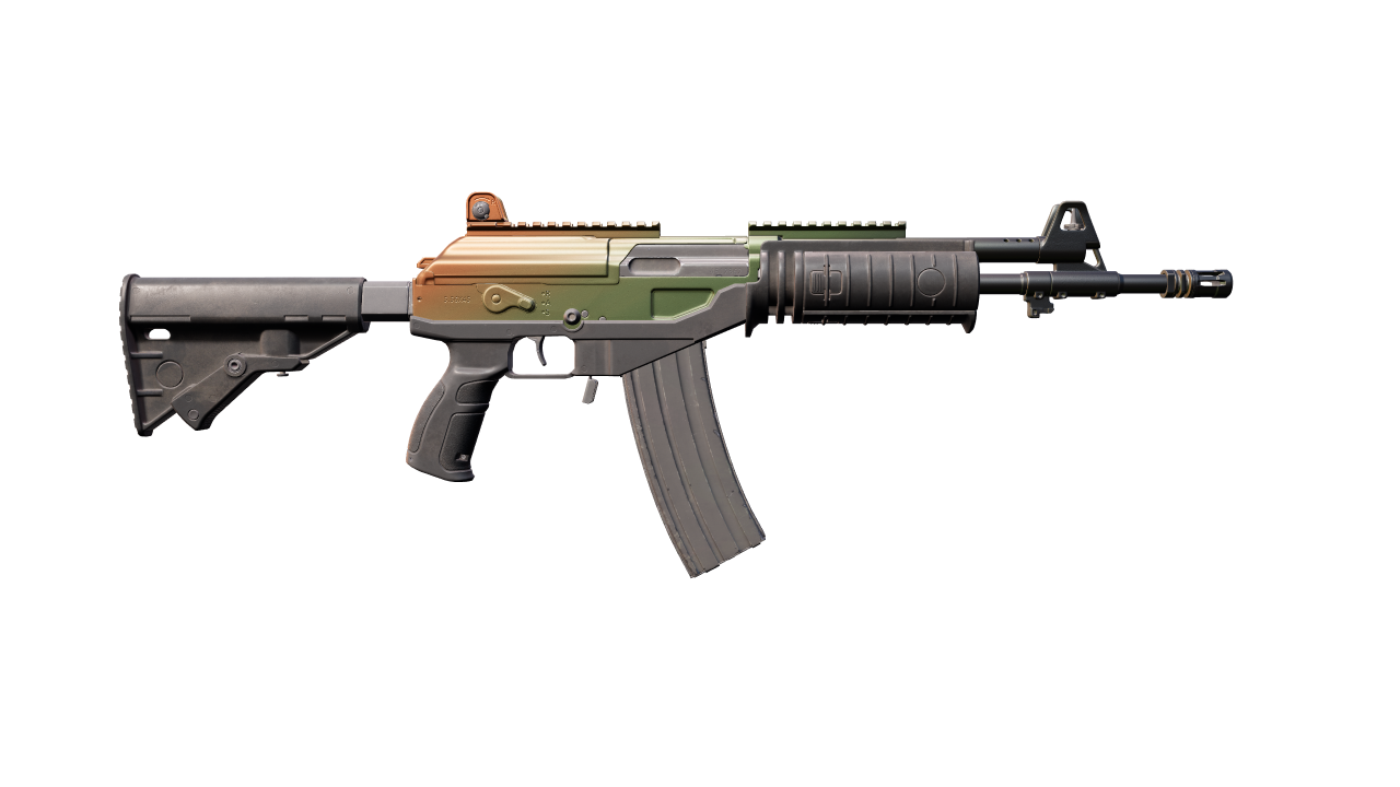 Back view of Galil AR | Amber Fade