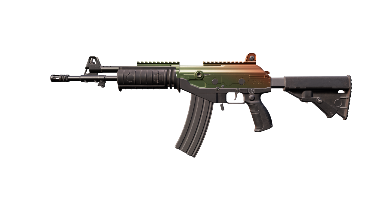 Front view of Galil AR | Amber Fade