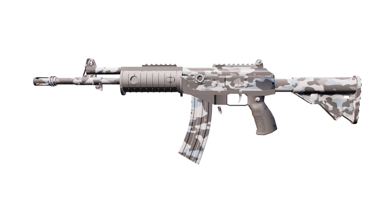 Front view of Galil AR | Winter Forest