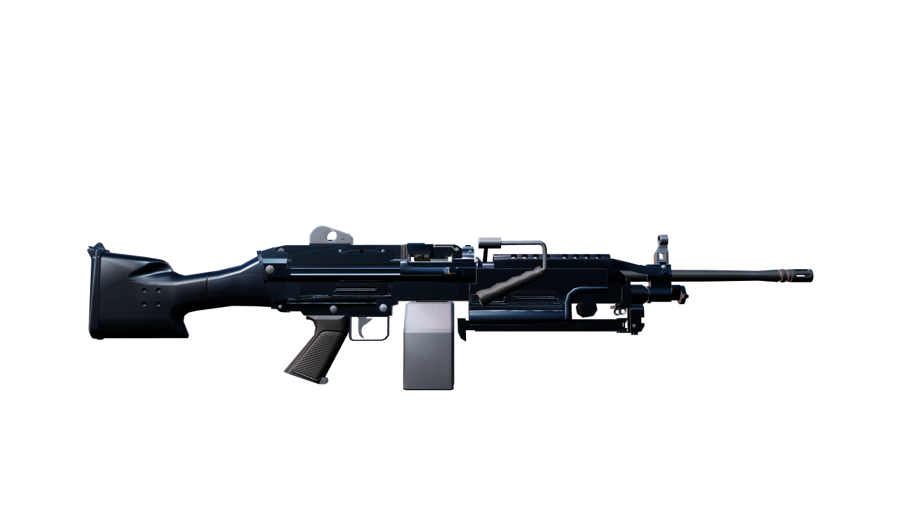 Back view of M249 | O.S.I.P.R.