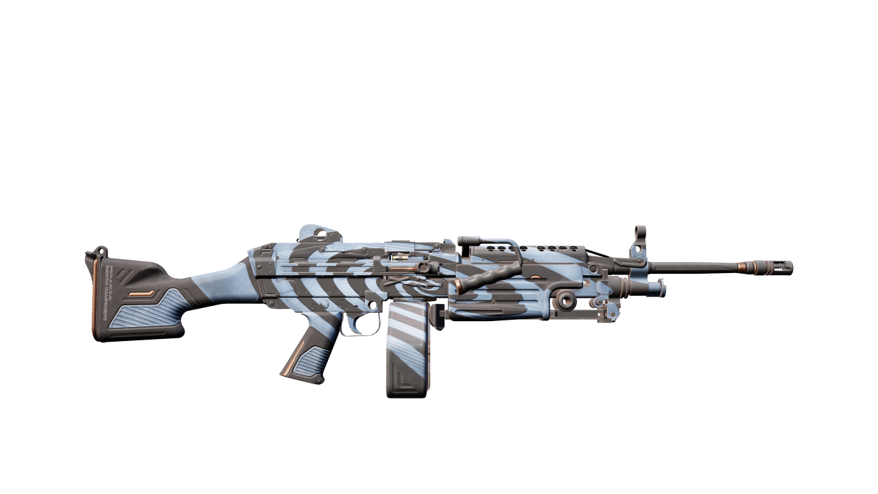 Back view of M249 | Hypnosis