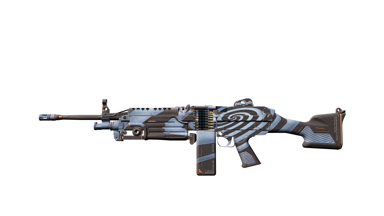 Front view of M249 | Hypnosis