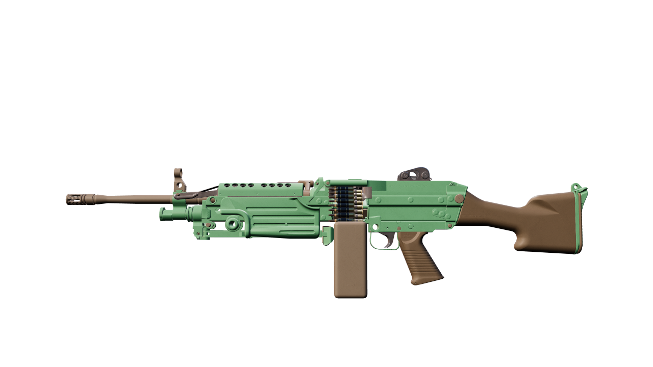 Front view of M249 | Jungle