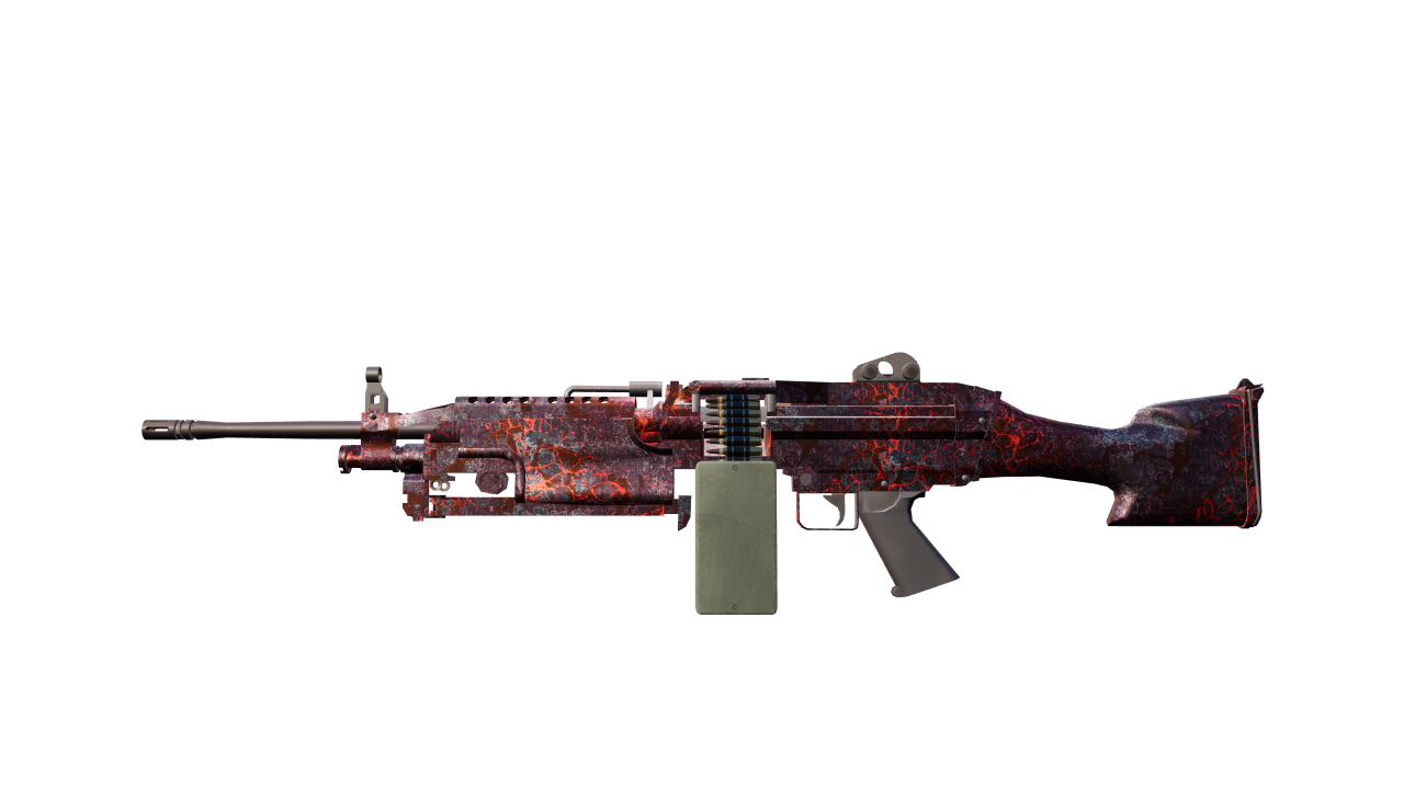 Front view of M249 | Magma