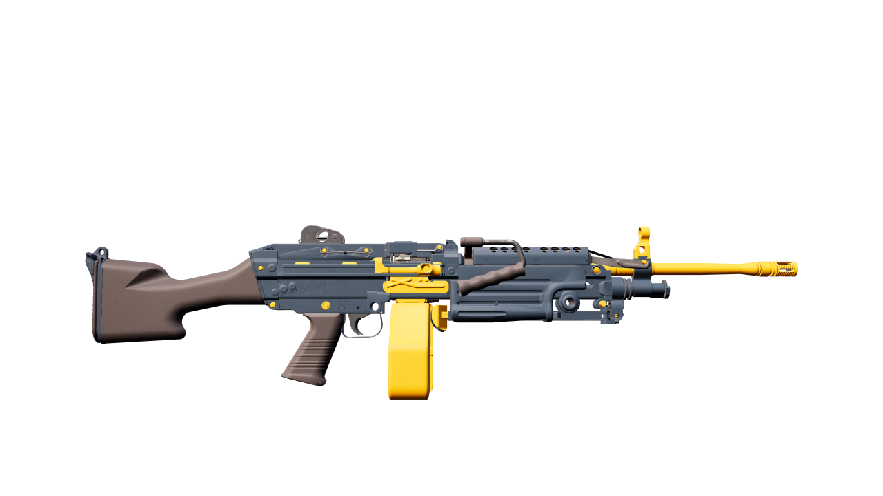 Back view of M249 | Impact Drill