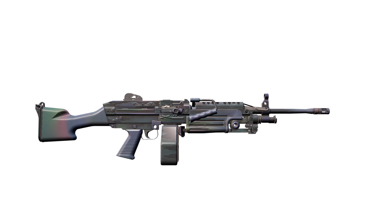 Back view of M249 | Spectrogram