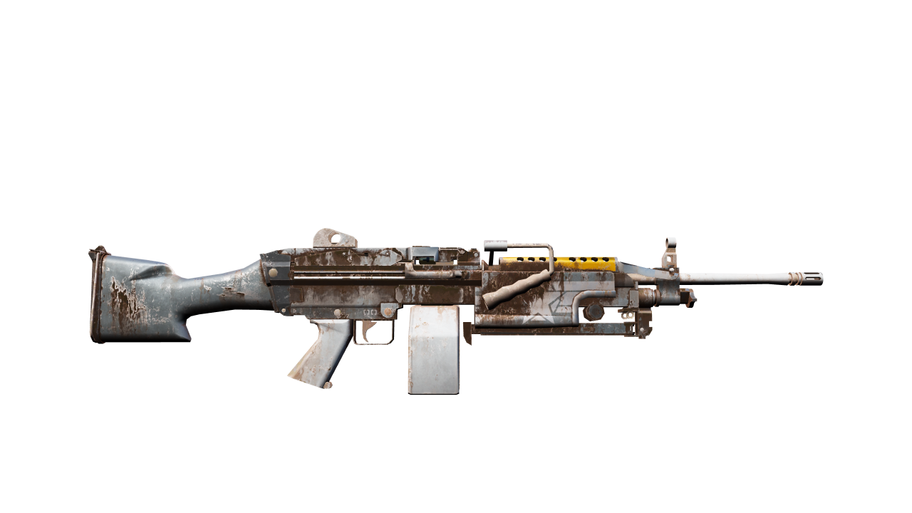 Back view of M249 | Warbird