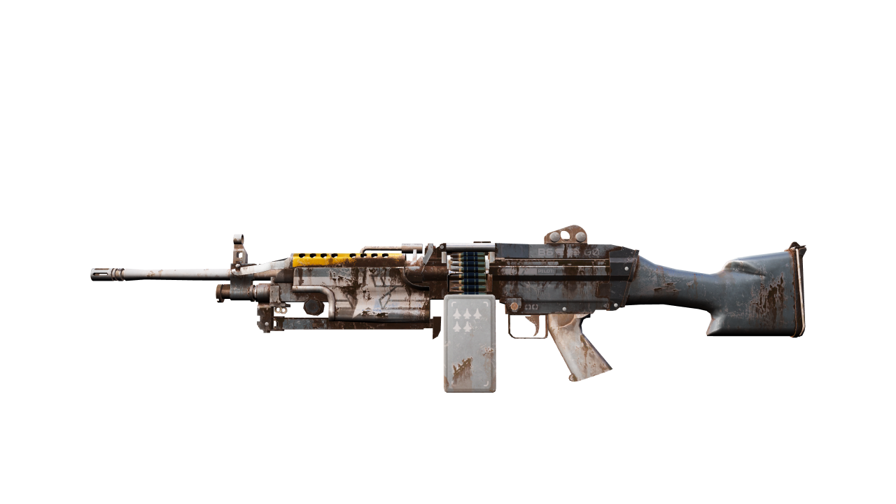 Front view of M249 | Warbird