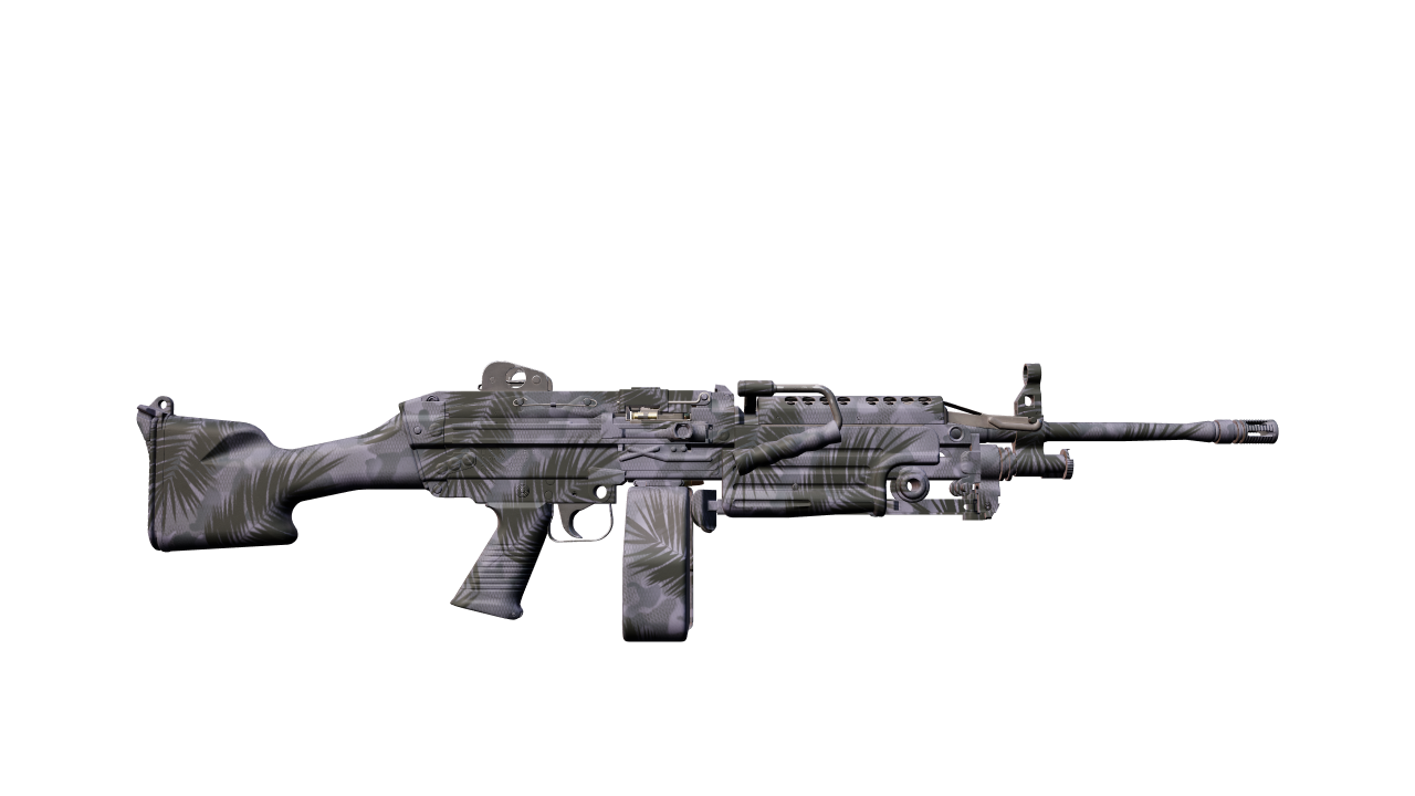 Back view of M249 | Midnight Palm