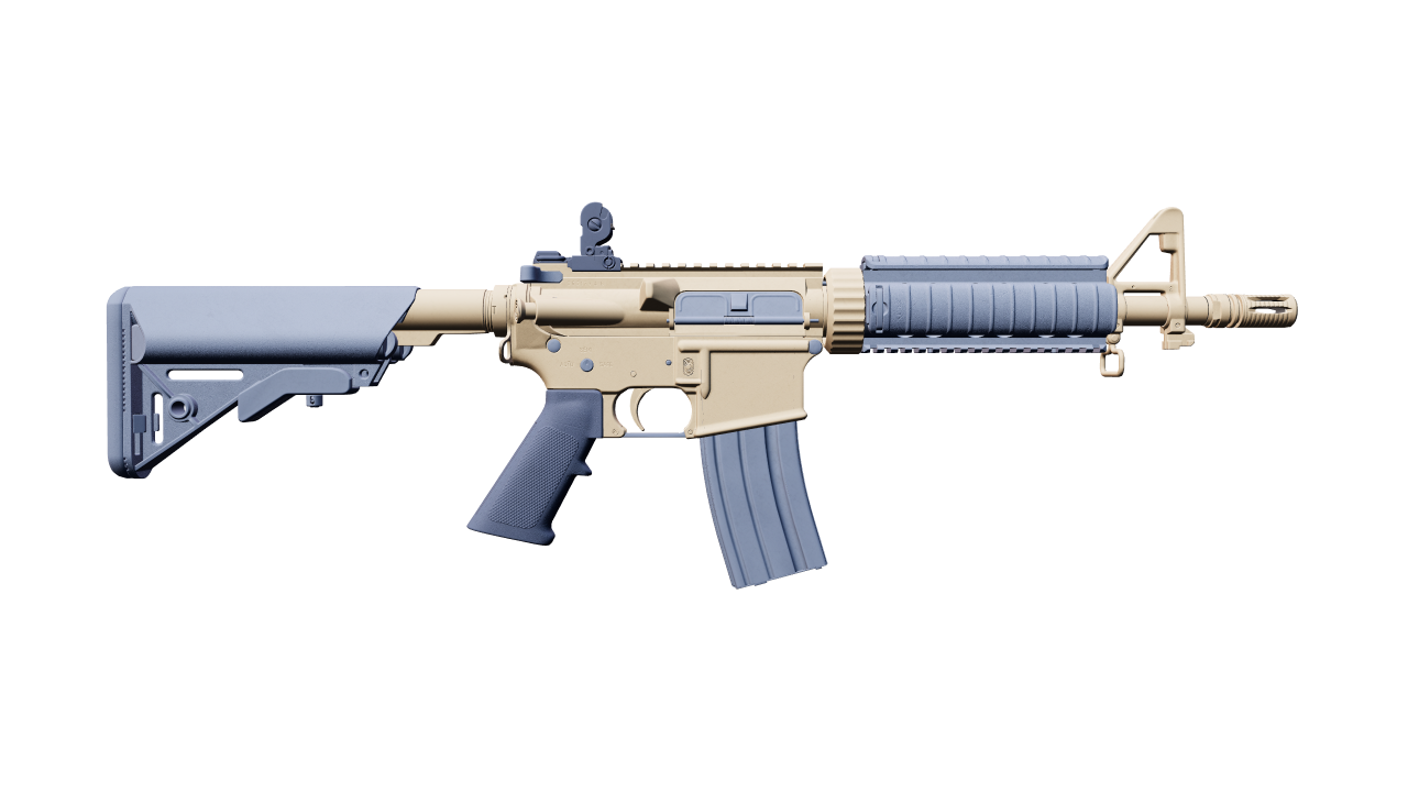 Back view of M4A4 | Tornado