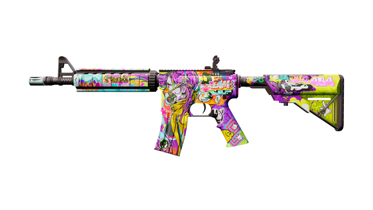Front view of M4A4 | In Living Color