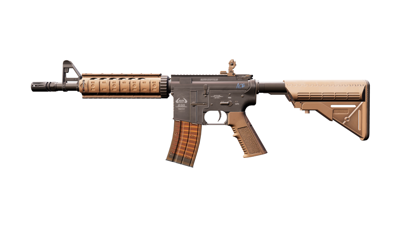 Front view of M4A4 | Poly Mag