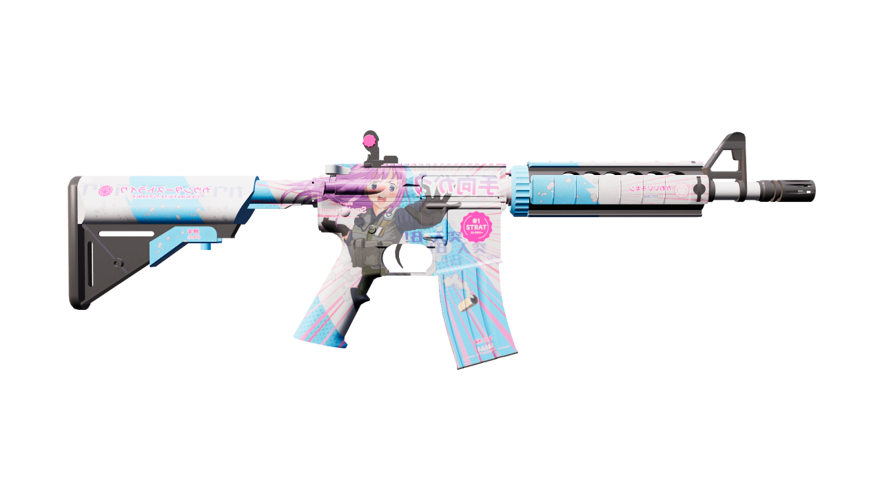 Back view of M4A4 | Temukau