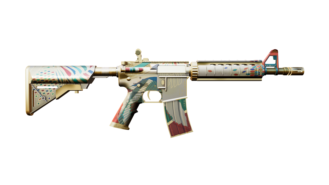 Back view of M4A4 | Eye of Horus
