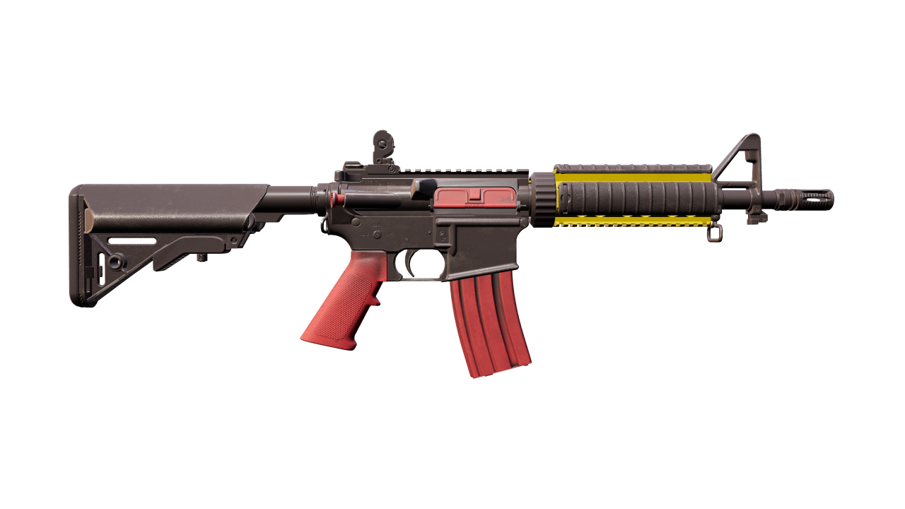Back view of M4A4 | Steel Work