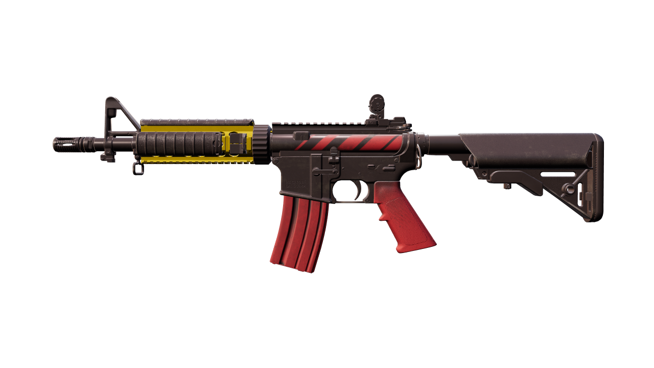 Front view of M4A4 | Steel Work
