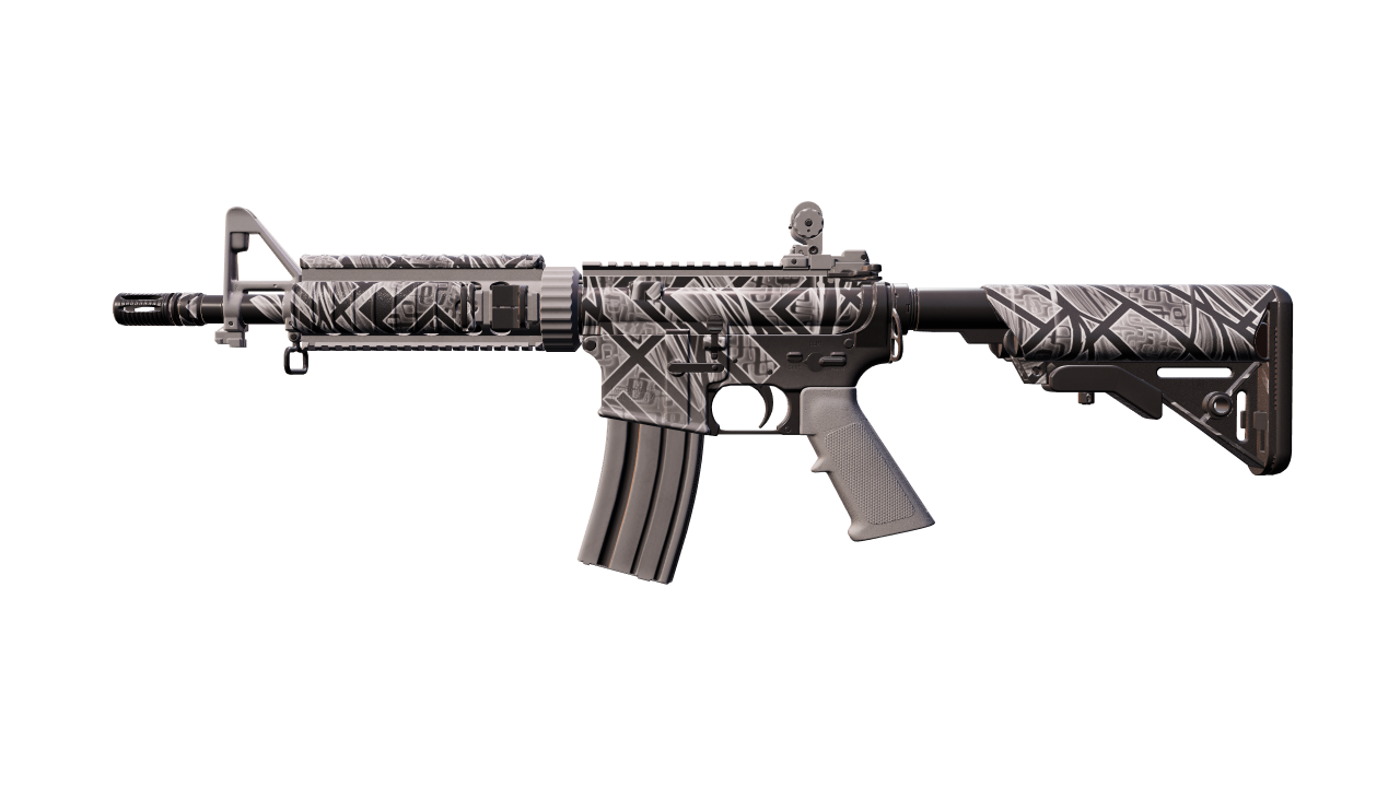 Front view of M4A4 | Aeolian Dark