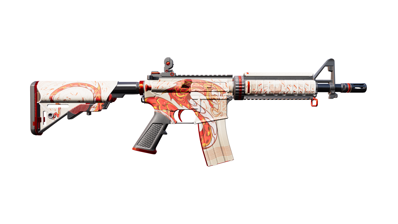 Back view of M4A4 | Falak