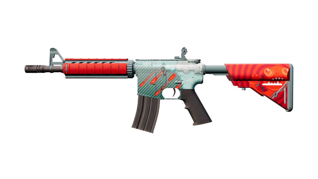 Front view of M4A4 | Bullet Rain