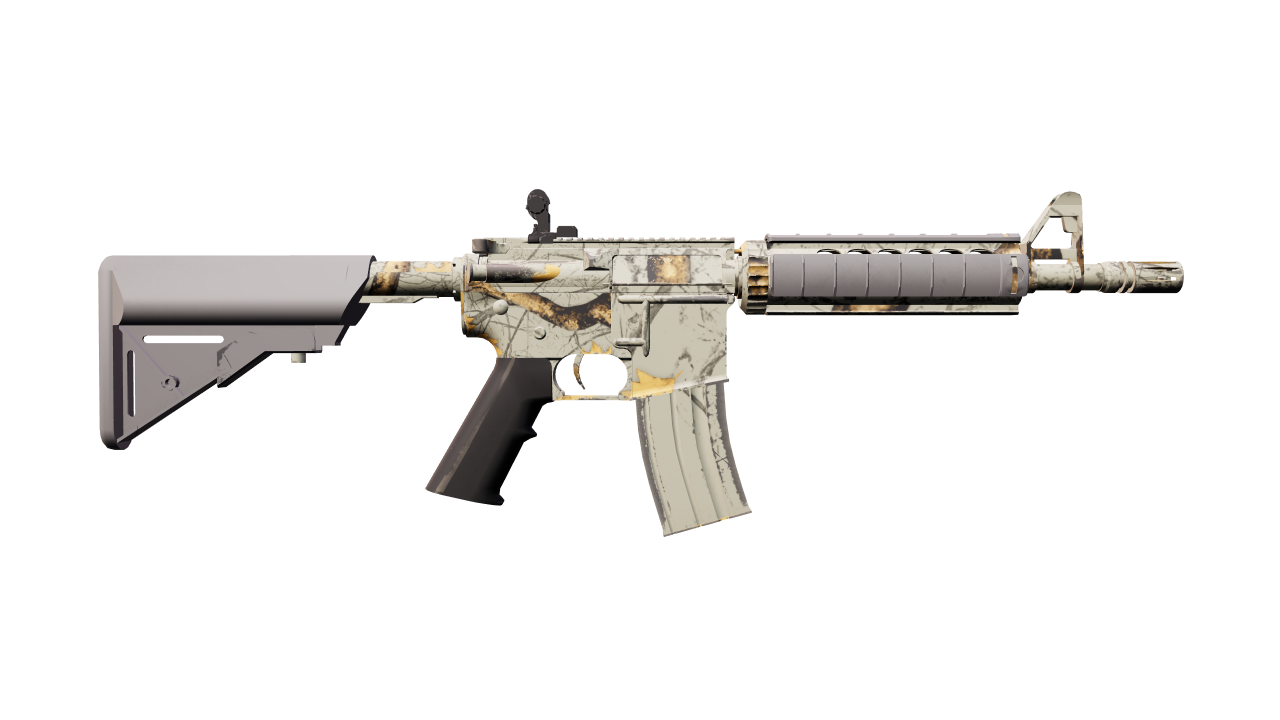 Back view of M4A4 | Modern Hunter