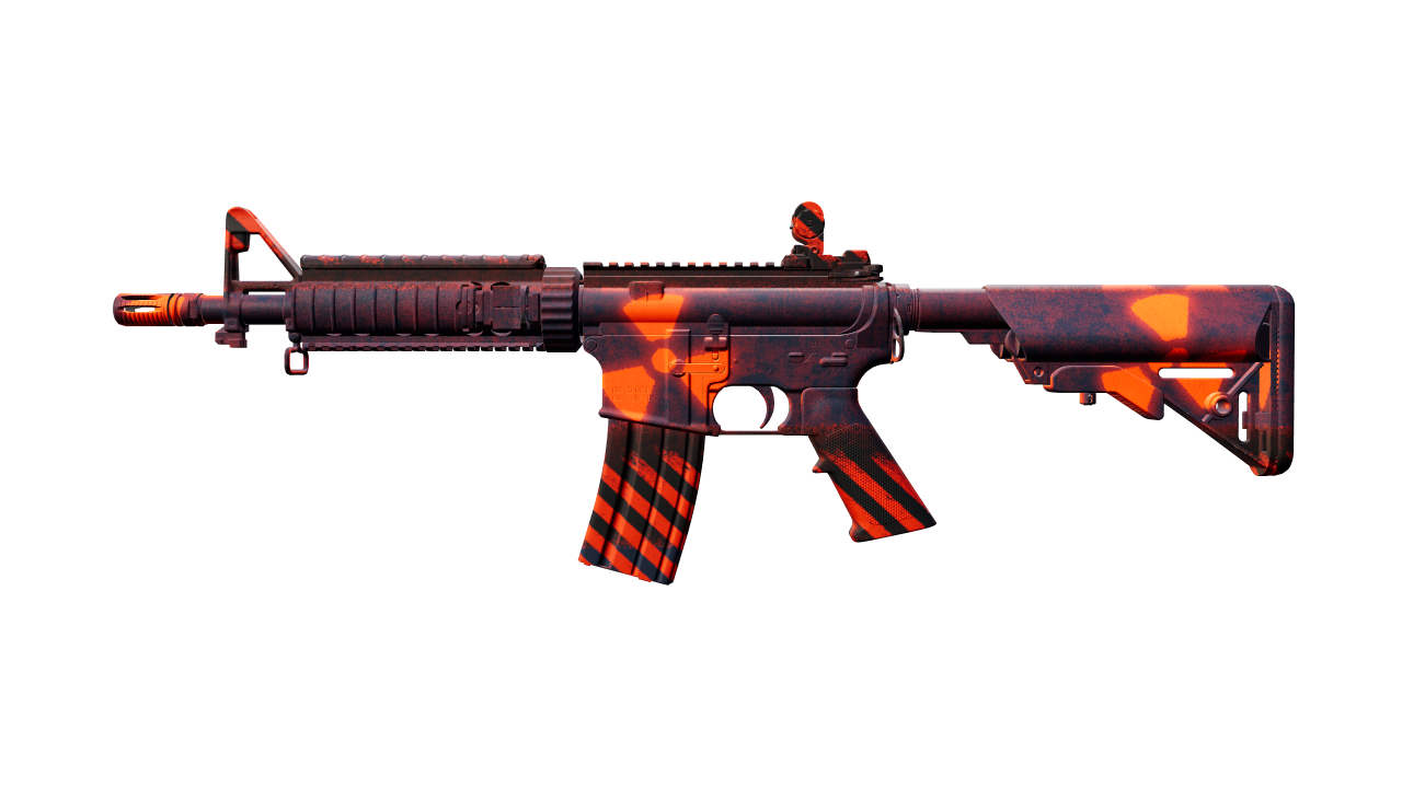 Front view of M4A4 | Radiation Hazard