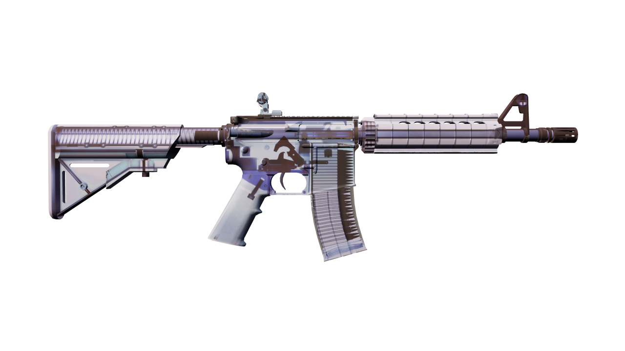 Back view of M4A4 | X-Ray