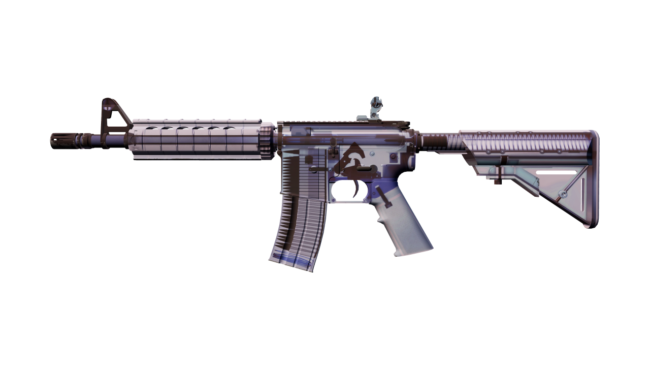 Front view of M4A4 | X-Ray
