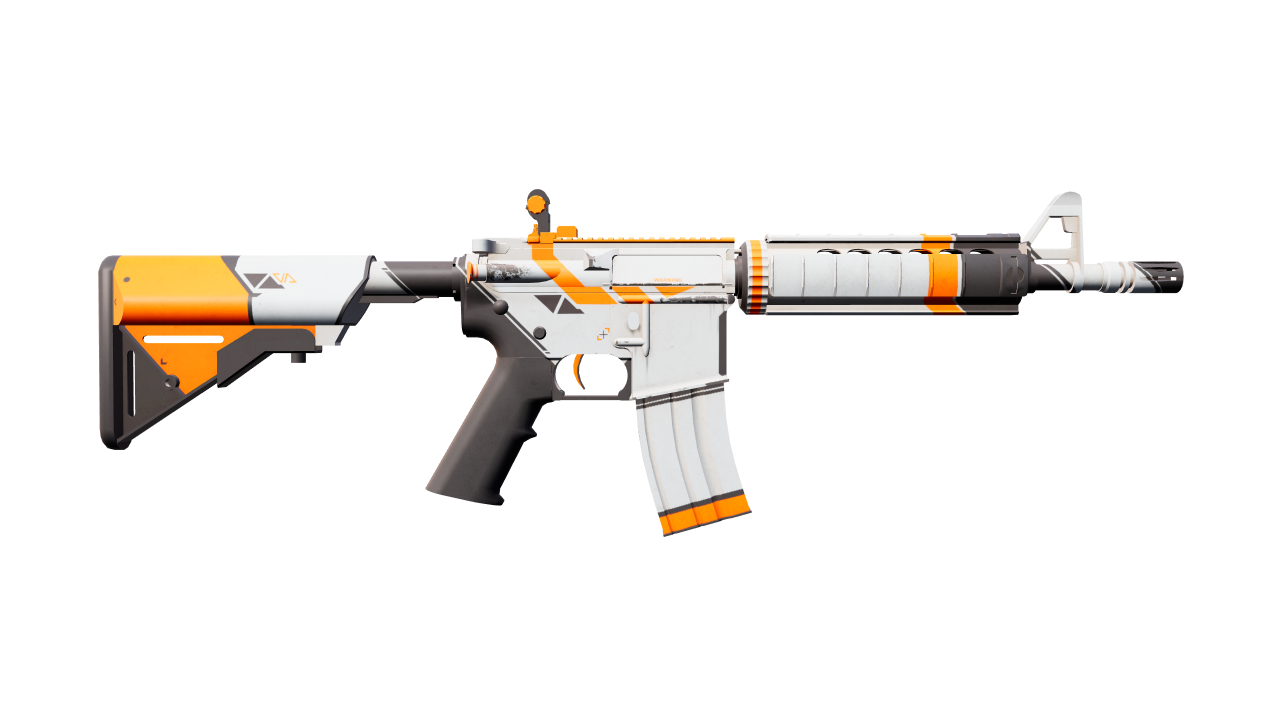 Back view of M4A4 | Asiimov