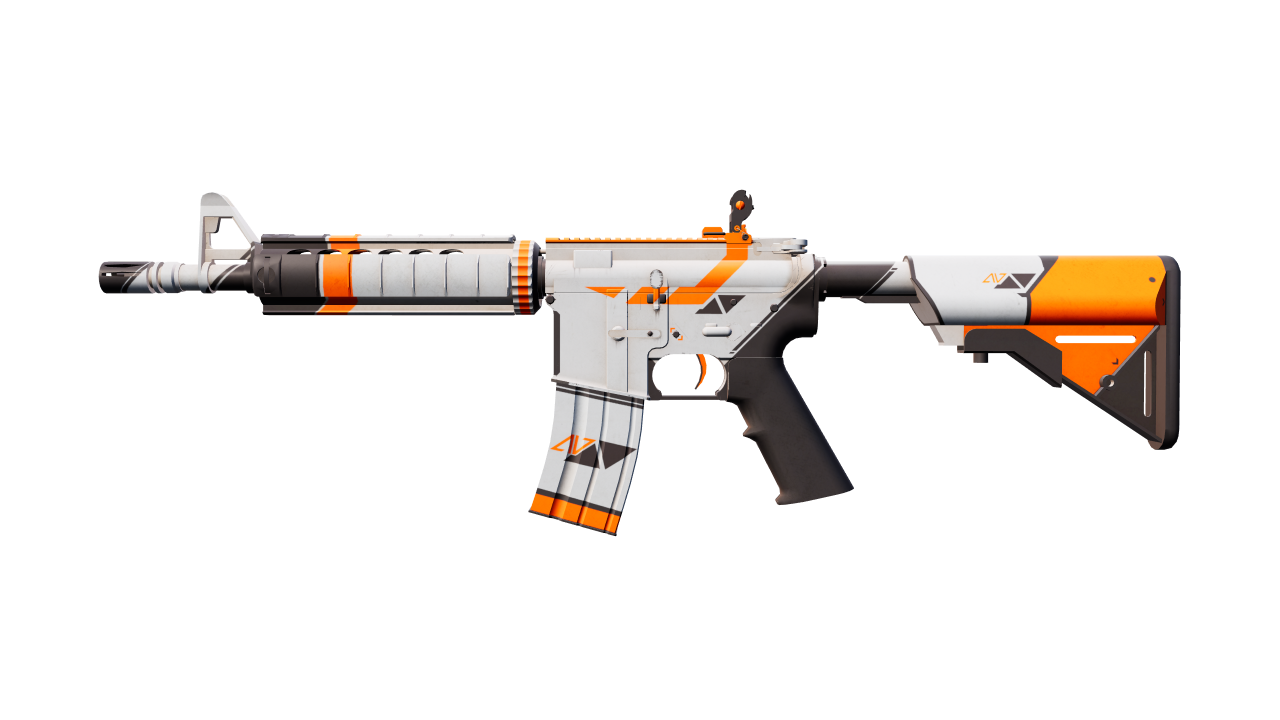 Front view of M4A4 | Asiimov