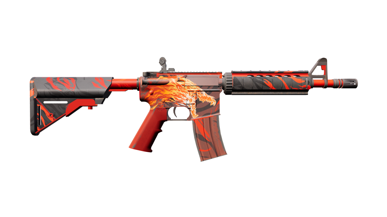 Back view of M4A4 | Howl