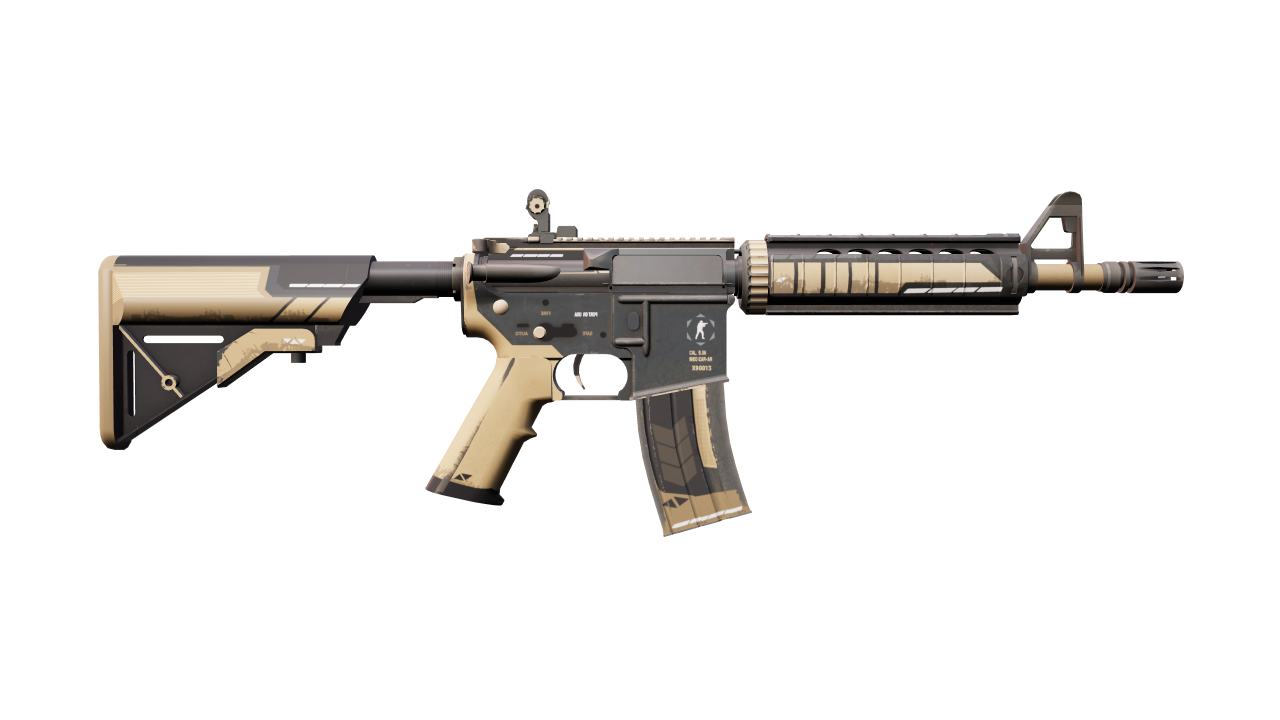 Back view of M4A4 | Desert-Strike