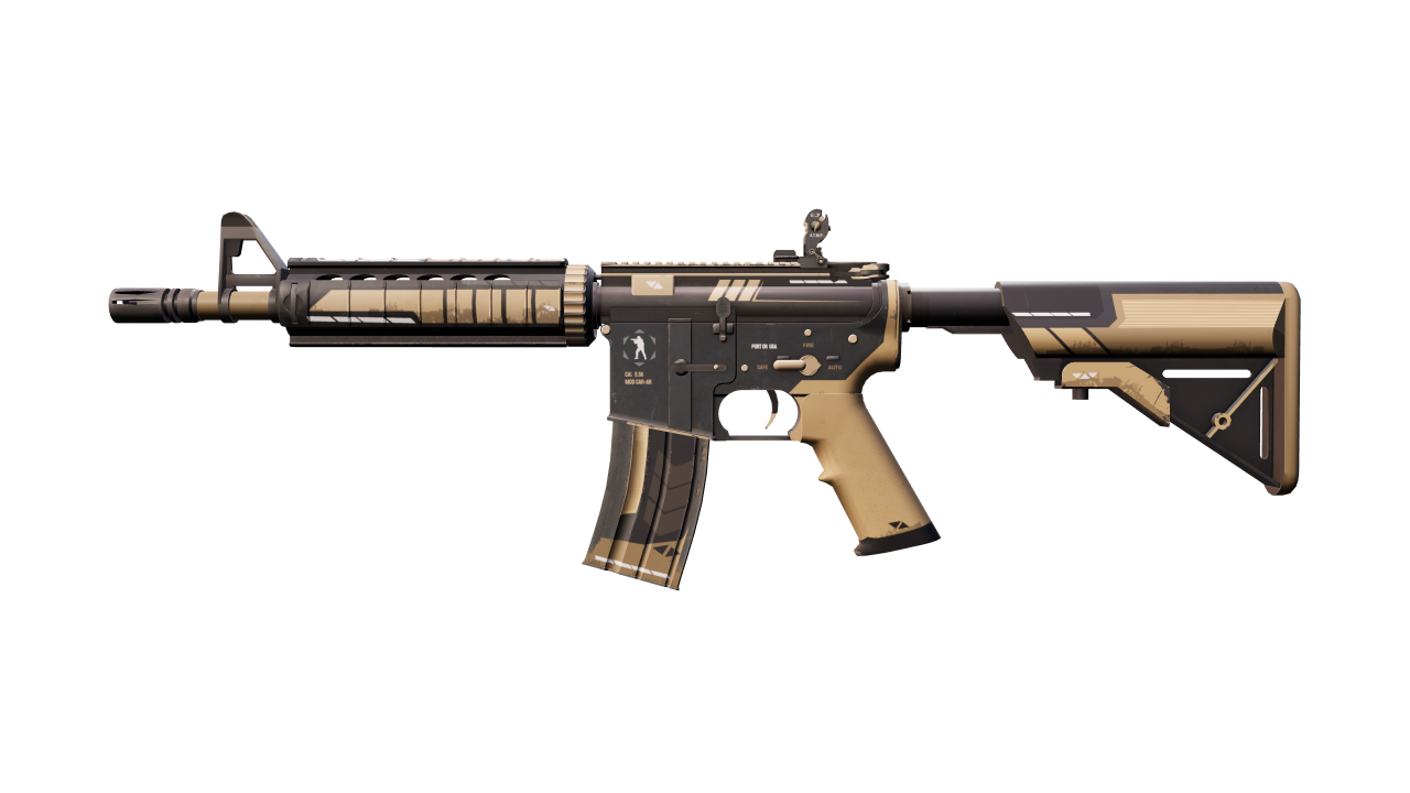 Front view of M4A4 | Desert-Strike