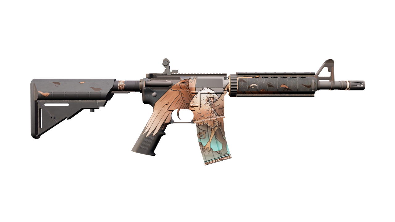 Back view of M4A4 | Griffin