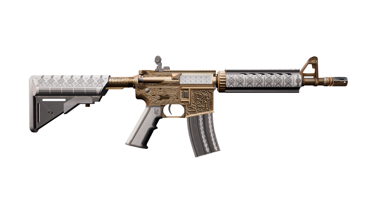 Back view of M4A4 | Royal Paladin
