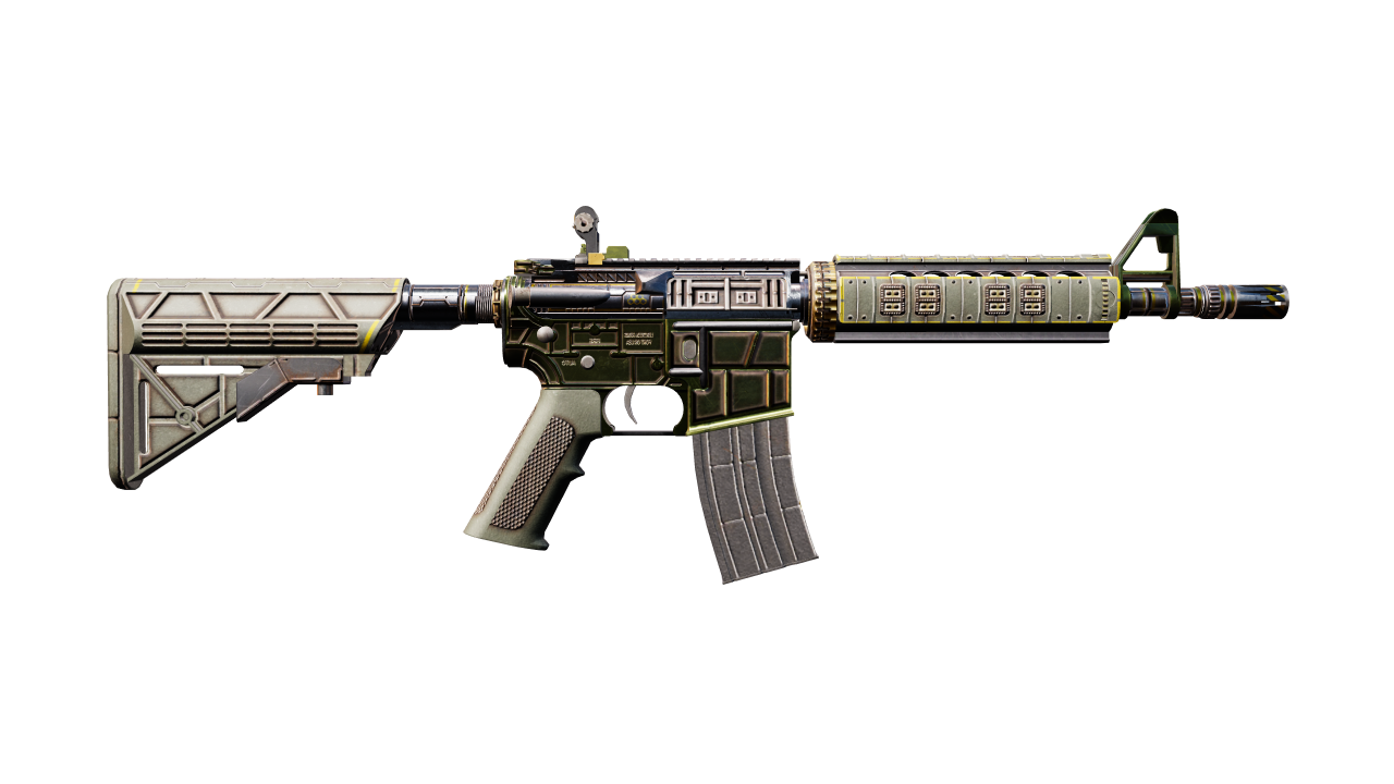 Back view of M4A4 | The Battlestar