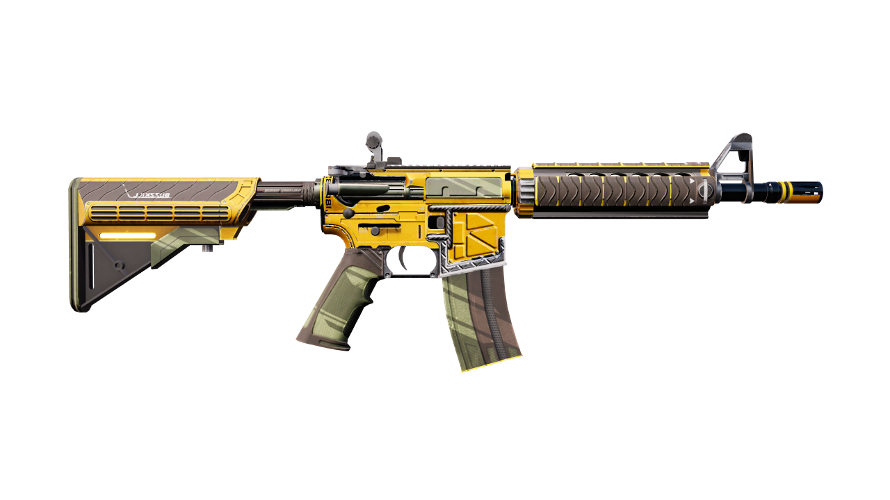 Back view of M4A4 | Buzz Kill