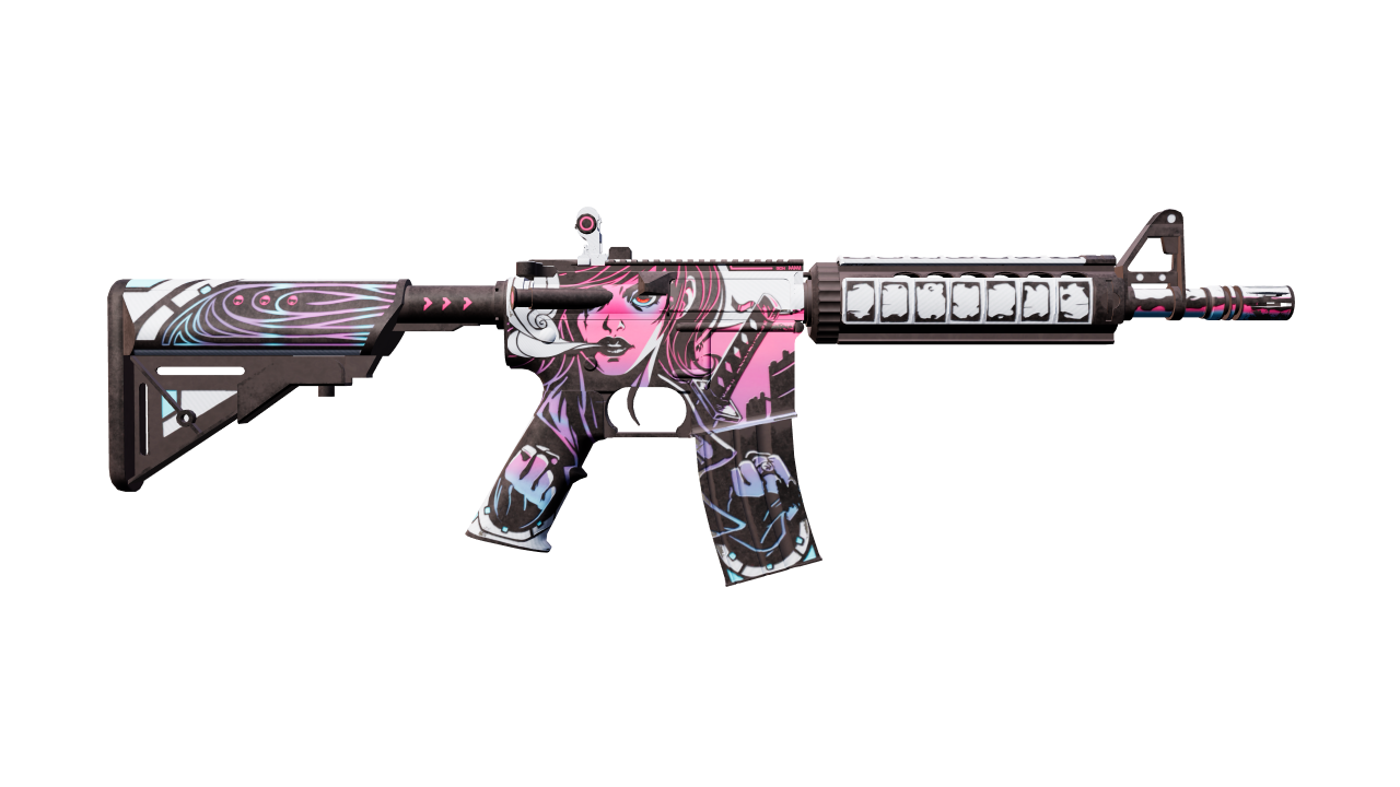 Back view of M4A4 | Neo-Noir