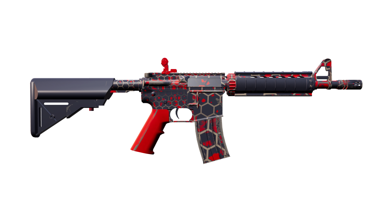 Back view of M4A4 | Converter