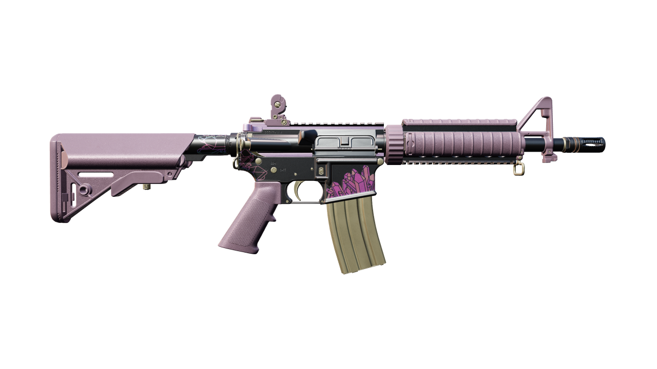 Back view of M4A4 | Polysoup