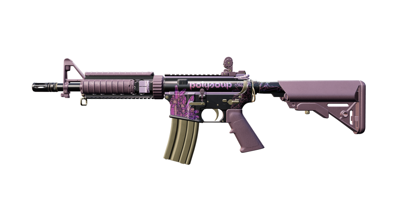 Front view of M4A4 | Polysoup