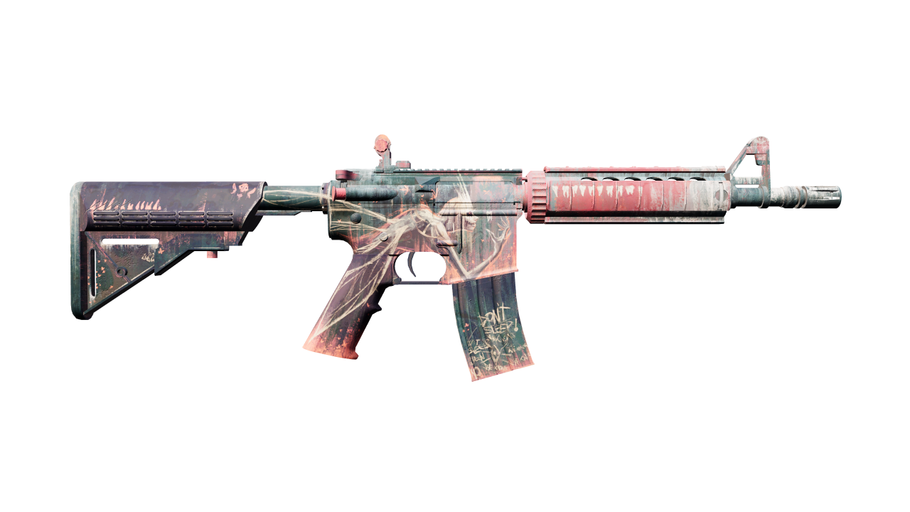 Back view of M4A4 | Tooth Fairy