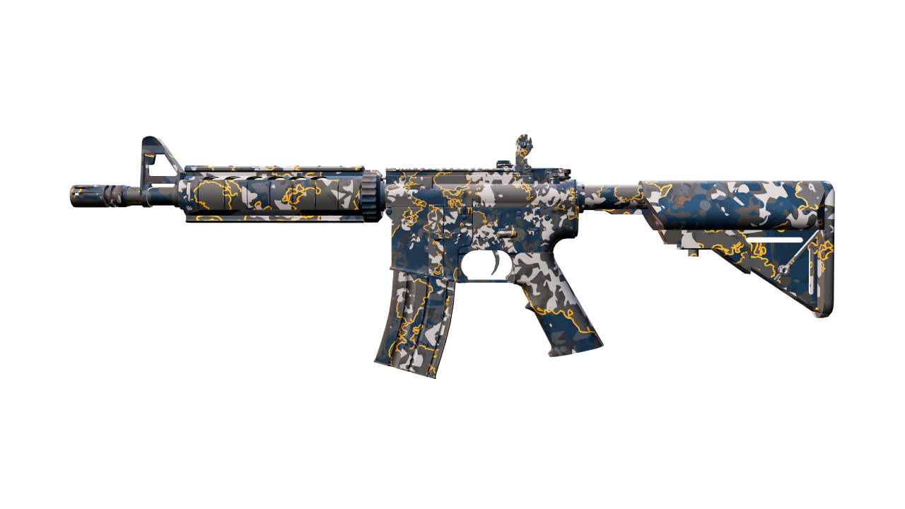 Front view of M4A4 | Global Offensive
