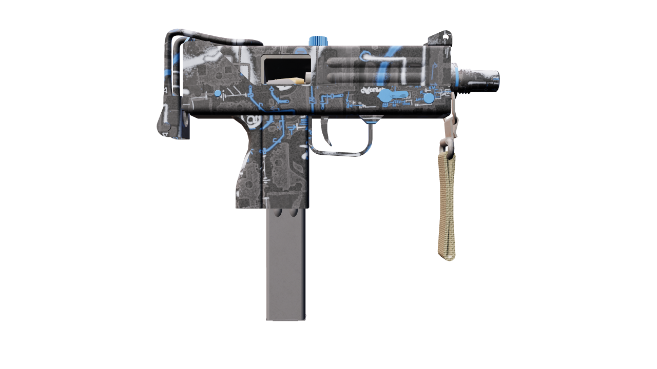 Back view of MAC-10 | Strats
