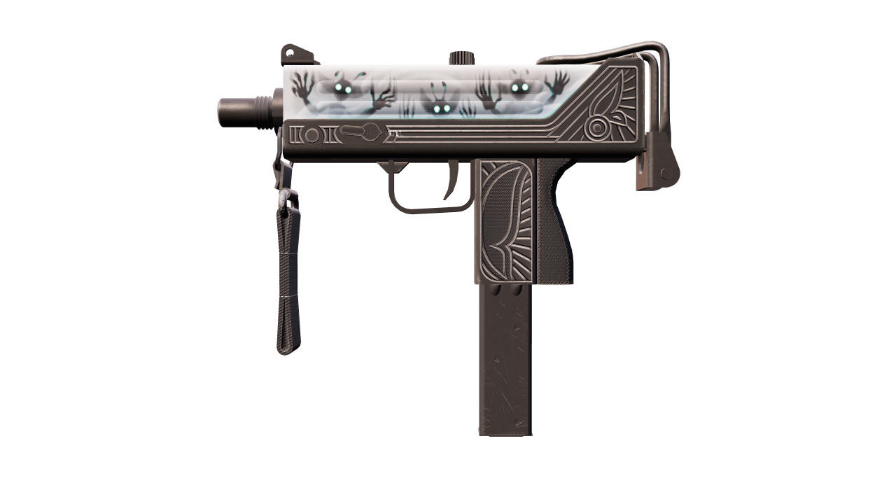 Front view of MAC-10 | Ensnared