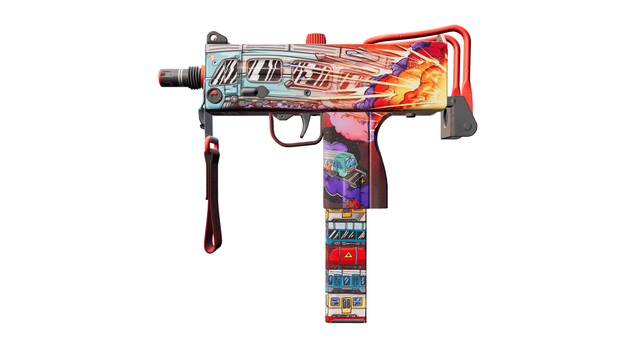 Front view of MAC-10 | Derailment