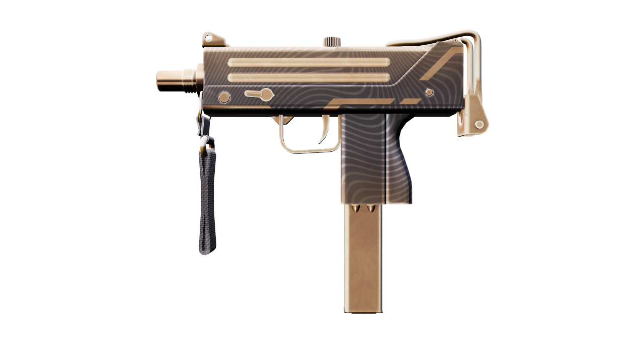 Front view of MAC-10 | Echoing Sands