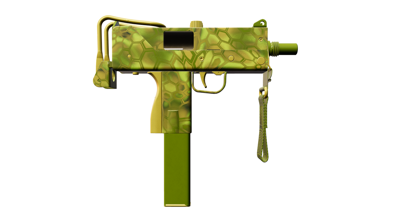 Back view of MAC-10 | Acid Hex